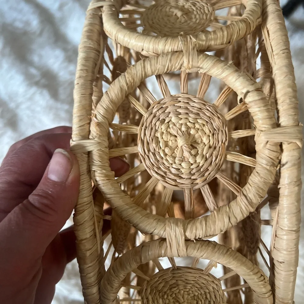 Cult Gaia Stella Small Raffia Tote Bag - Picture 9 of 10
